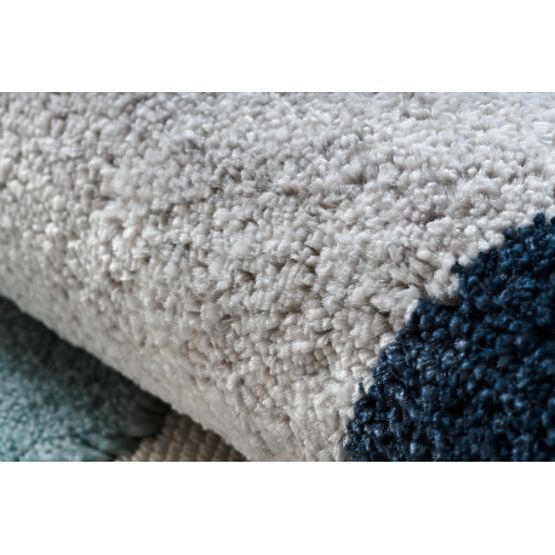 Koberec YOYO GD59 biele / šedo - Mačiatko pre deti, štrukturálny, senzorické Strapce