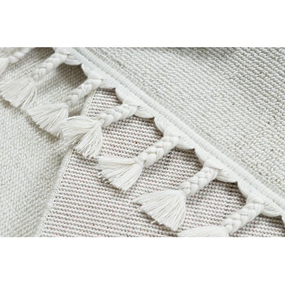 Koberec YOYO GD80 biele / šedo - Tiger pre deti, štrukturálny, senzoricky Strapce