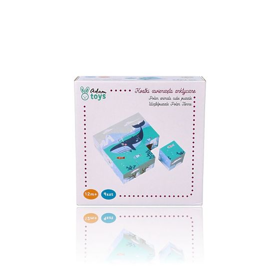 Kocky skladačka kocková Arktické zvieratá