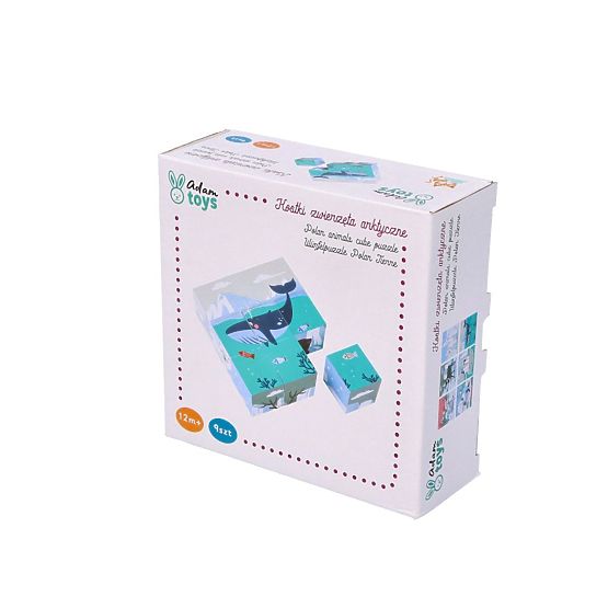 Kocky skladačka kocková Arktické zvieratá