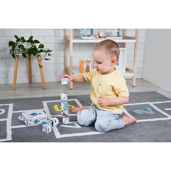 Kocky skladačka kocková Arktické zvieratá