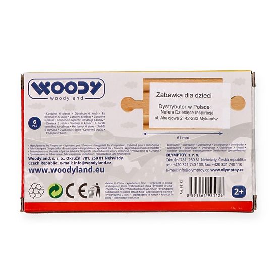 Koľajové trate a zarážky - 6 ks