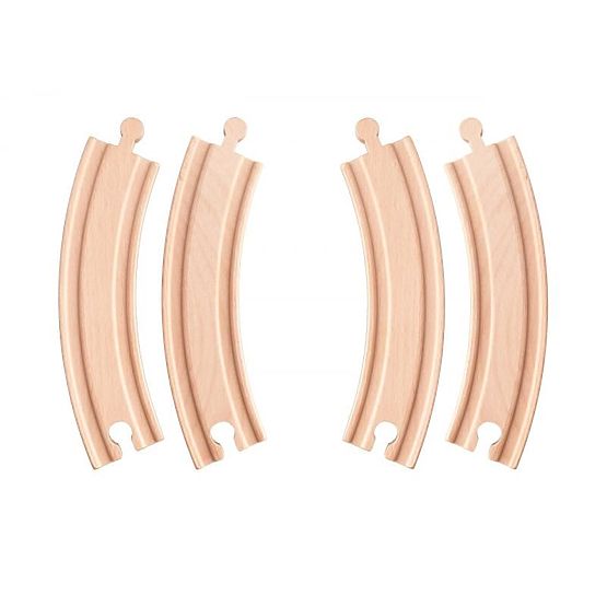 Koľajové zákruty - dlhé (4 ks)