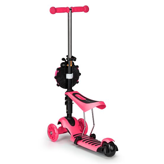 Kolobežka a odrážadlo Beruška - ružová