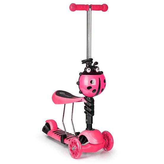 Kolobežka a odrážadlo Beruška - ružová