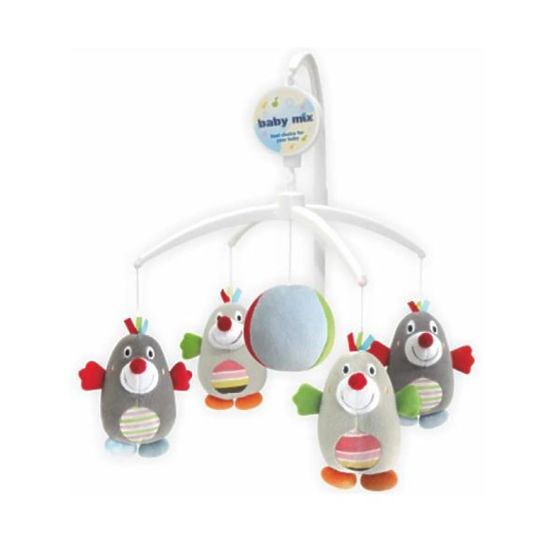 Kolotoč nad postieľku Baby Mix Krtkovia Multicolor
