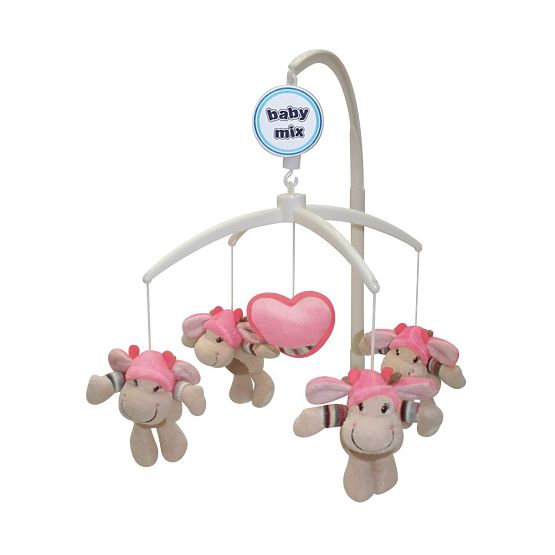 Kolotoč nad postieľku Baby Mix Soby Multicolor