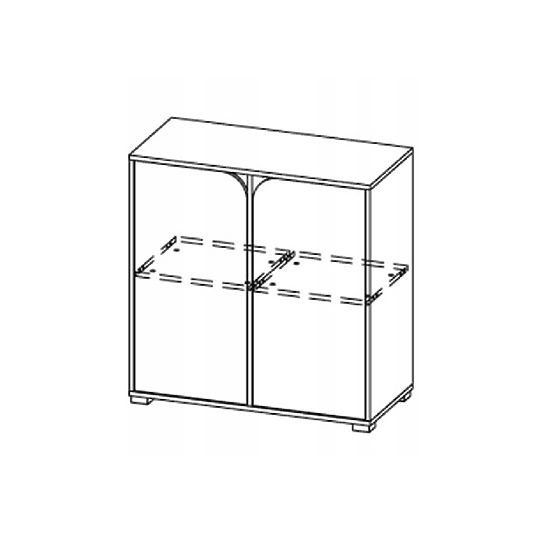 Komoda 2-dverová Mimo
