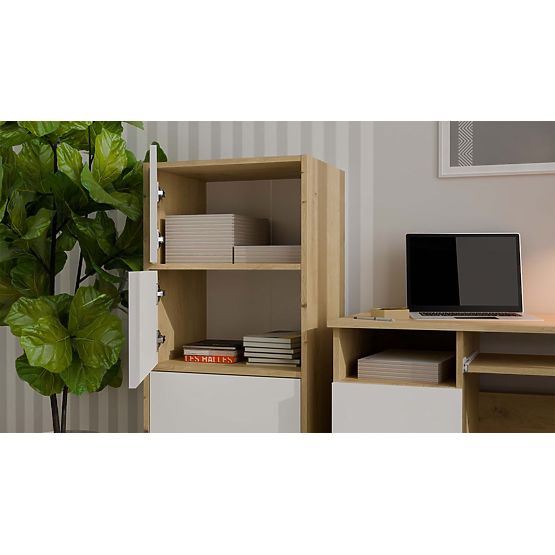 Komoda ALMA Predná BIELA Korpus DUB ARTISAN