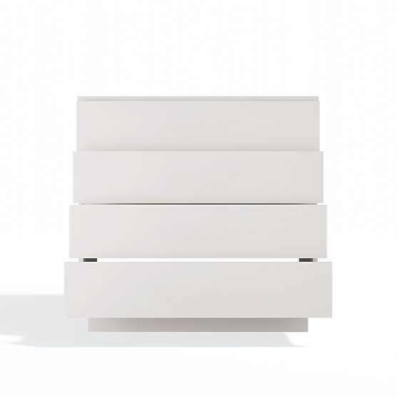 Komoda AMBER 4S Skrinka 4 Zásuvky Do Spálne Obývacej Izby KAŠMÍR Béžová