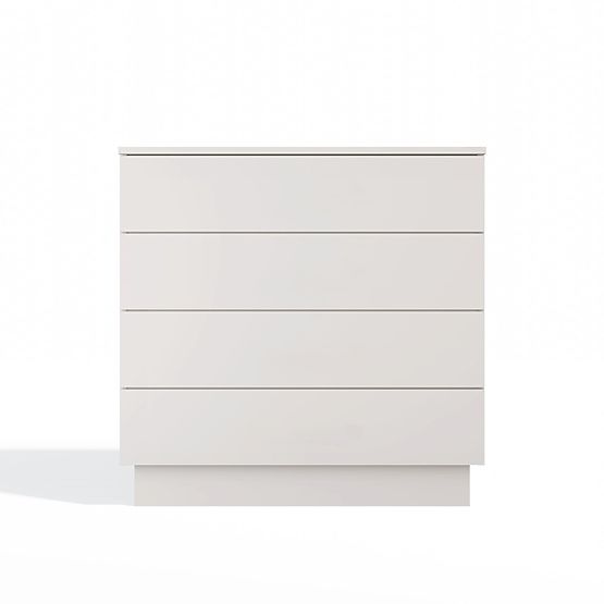 Komoda AMBER 4S Skrinka 4 Zásuvky Do Spálne Obývacej Izby KAŠMÍR Béžová