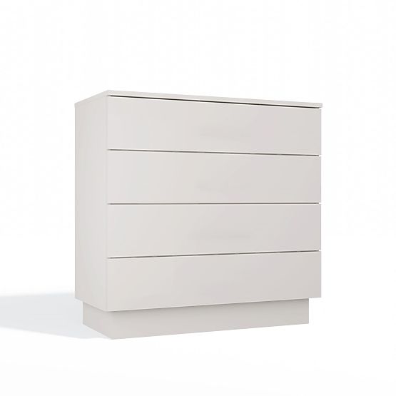 Komoda AMBER 4S Skrinka 4 Zásuvky Do Spálne Obývacej Izby KAŠMÍR Béžová