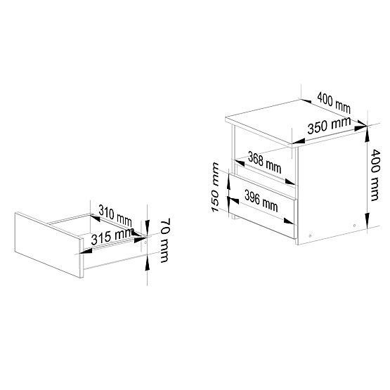 KOMODA CL1 PK GRAFITOVÁ SIVÁ