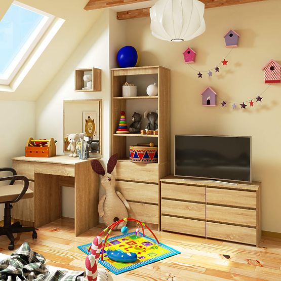 KOMODA CL100 6SZ PK DUB SONOMA