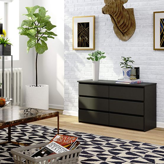 KOMODA CL100 6SZ PK ŠEDÁ