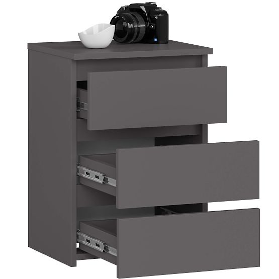 KOMODA CL3/40 PK GRAFITOVÁ ŠEDÁ