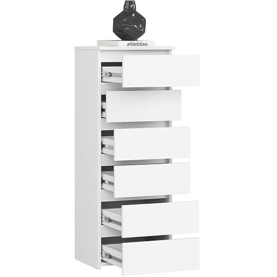 KOMODA CL6 PK BIELA