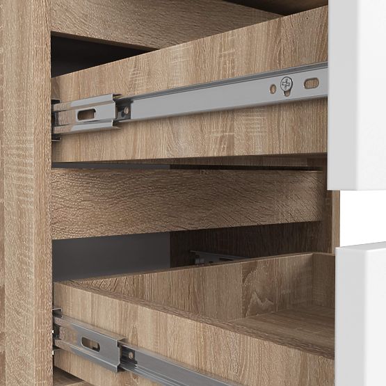 KOMODA CL6 PK DUB SONOMA / BIELA