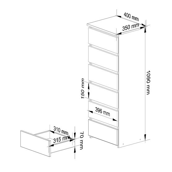 KOMODA CL6 PK JELŠA