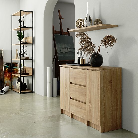 KOMODA K100 2D 3SZ PK DUB SONOMA