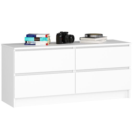 KOMODA K120 4SZ CLP PK BIELA