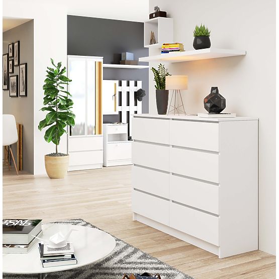 KOMODA K120 8SZ PK BIELA