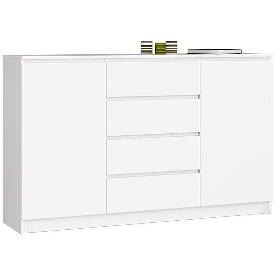 KOMODA K160 2D 4SZ CLP PK BIELA