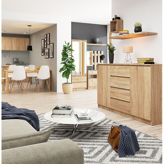 KOMODA K160 2D 4SZ CLP PK DUB SONOMA