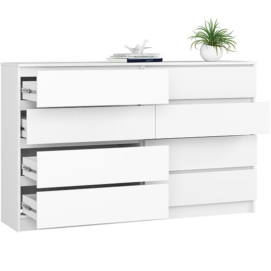 KOMODA K160 8SZ CLP PK BIELA