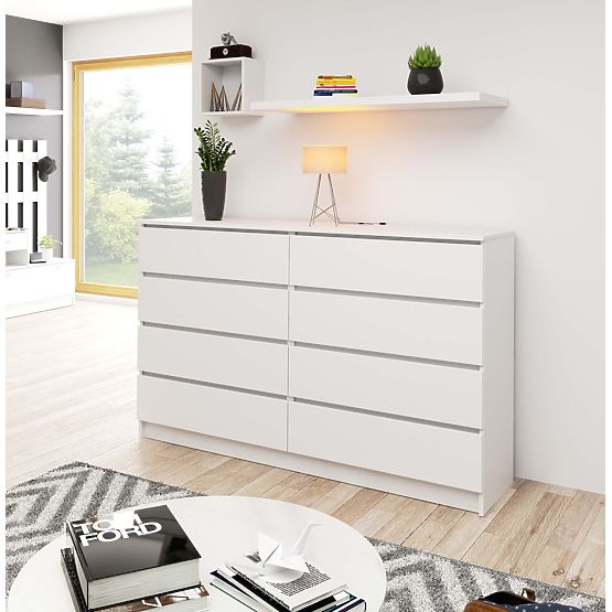 KOMODA K160 8SZ CLP PK BIELA