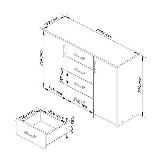 KOMODA K45 PK BIELY LESK