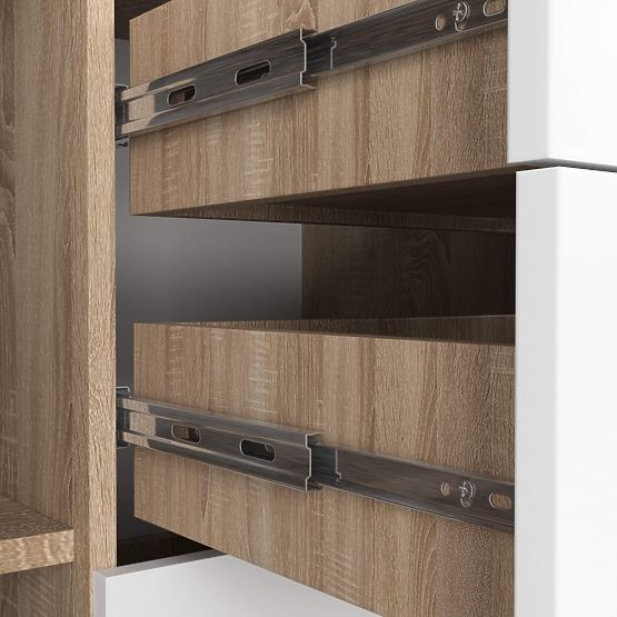 KOMODA K45 PK DUB SONOMA / BIELA