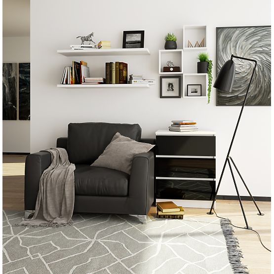 KOMODA K60 3SZ CLP ČIERNY LESK