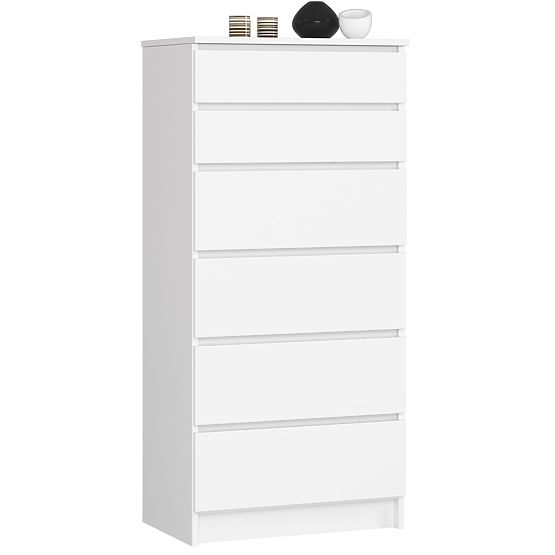 KOMODA K60 6SZ CLP PK BIELA