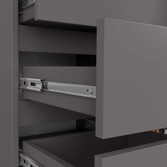 KOMODA K80 1D 5SZ PK GRAFITOVÁ ŠEDÁ