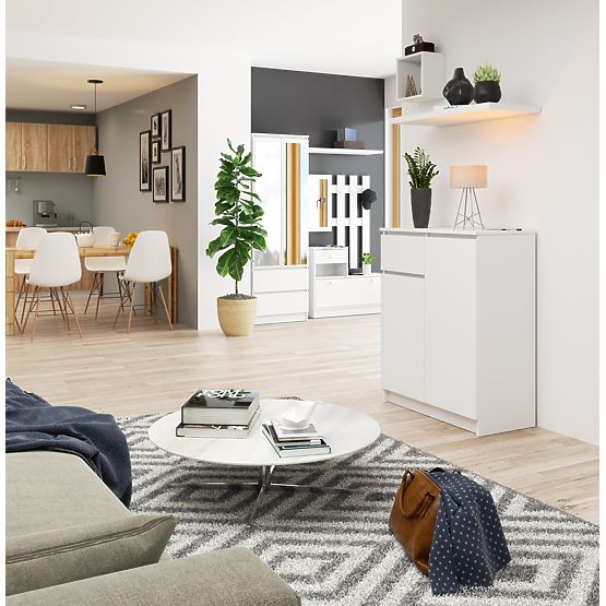 KOMODA K80 2D 1SZ CLP PK BIELA