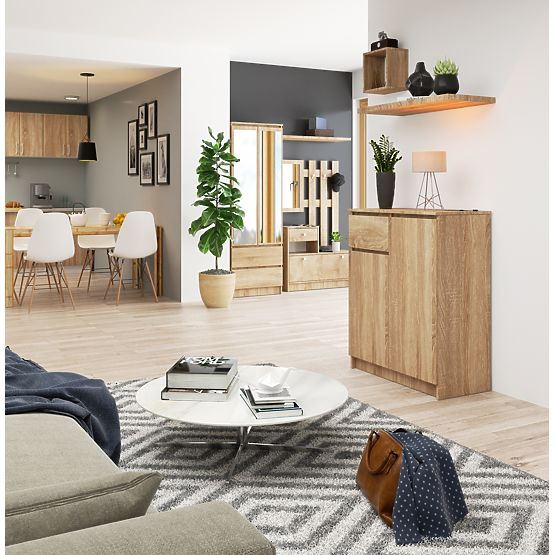 KOMODA K80 2D 1SZ CLP PK DUB SONOMA