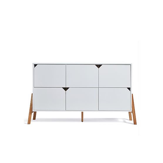 Komoda Lotti - 6 zásuviek