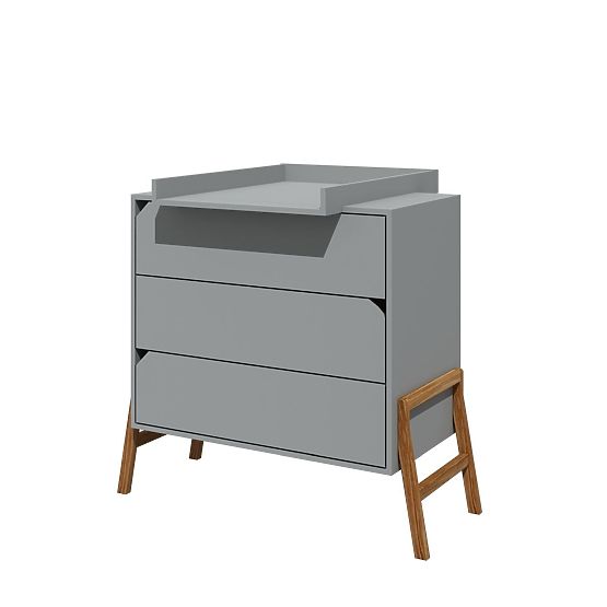 Komoda Lotti Grey - 3 zásuvky