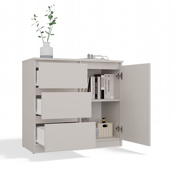 Komoda Malwa 1D3S KAŠMÍR BÉŽOVÁ