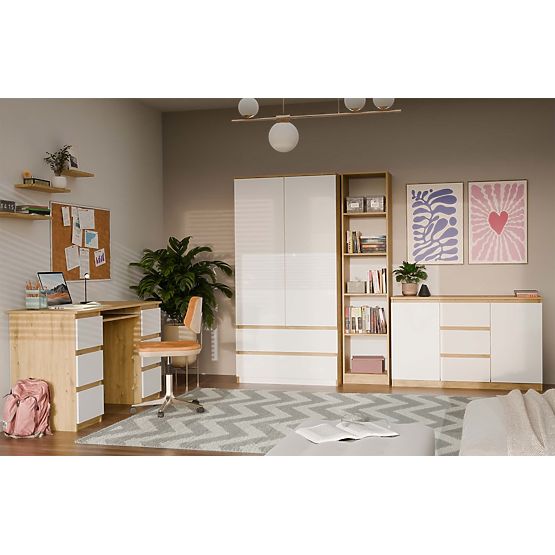 Komoda Malwa 2D3S DUB ARTISAN BIELA