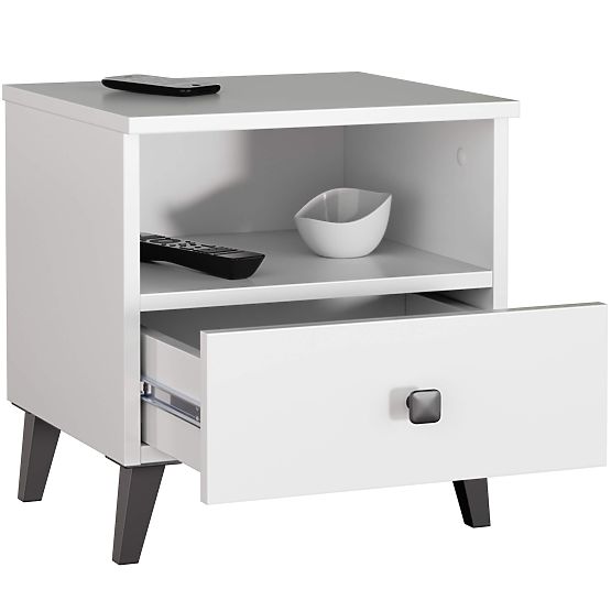 KOMODA MOBI K-01 BIELA ČIERNA