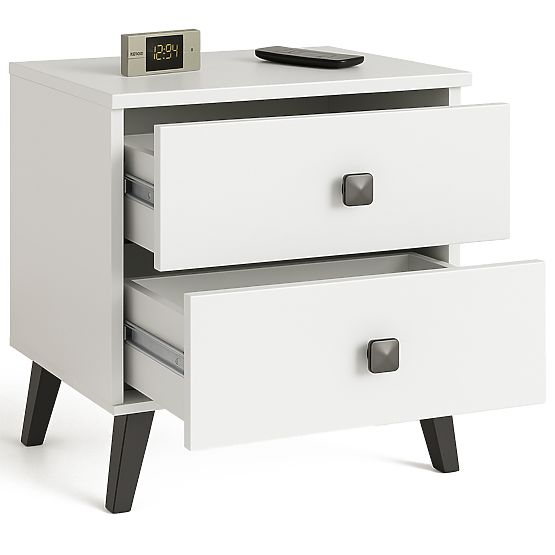 KOMODA MOBI K-02 BIELA ČIERNA