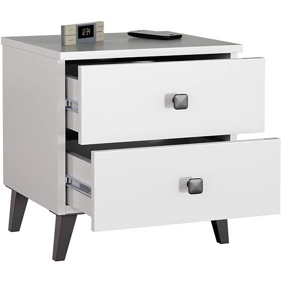 KOMODA MOBI K-02 BIELA ČIERNA