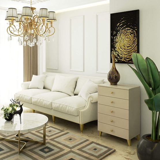 KOMODA MOBI K-05 KAŠMÍR ZLATO