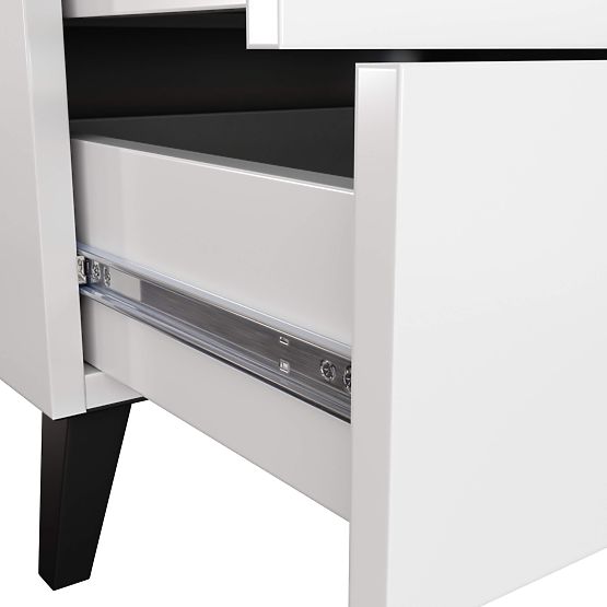 KOMODA MOBI K-06 BIELA ČIERNA