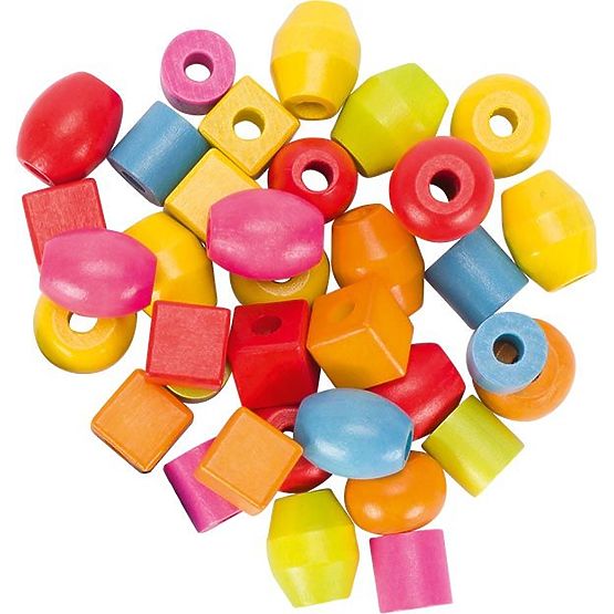 Korálky na navliekanie v pohári 45 kusov