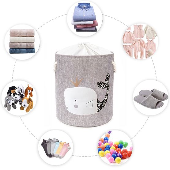 Kôš na hračky XL - veľryba