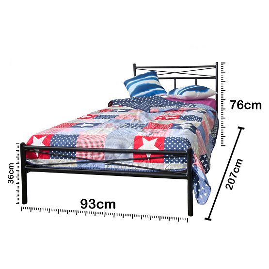 Kovová posteľ model 23 J