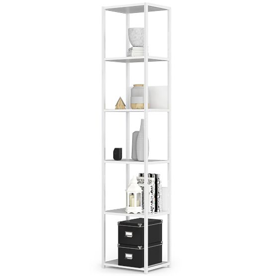 KOVOVÝ REGÁL LOFT 400 BIELA/BIELA